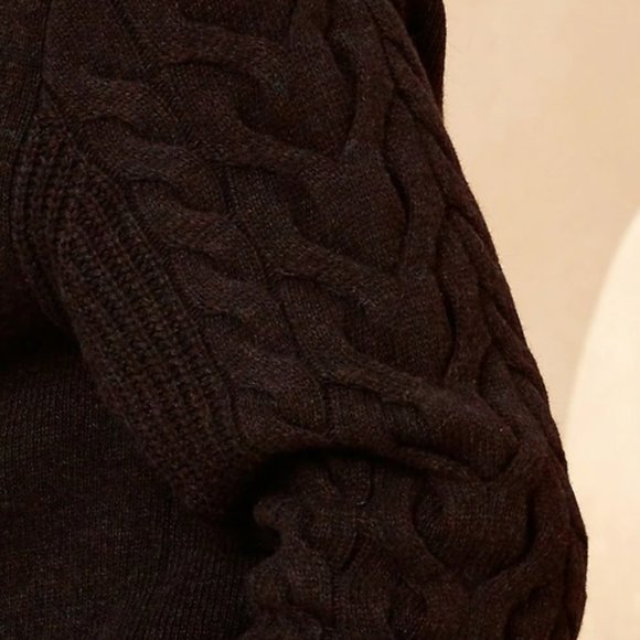 BANANA REPUBLIC ITALIAN YARN DOUBLE-KNIT SWEATER JACKET - Picture 6 of 12